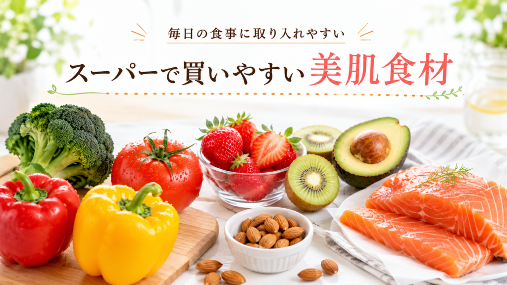 スーパーで買える！シミ対策に取り入れたい食材