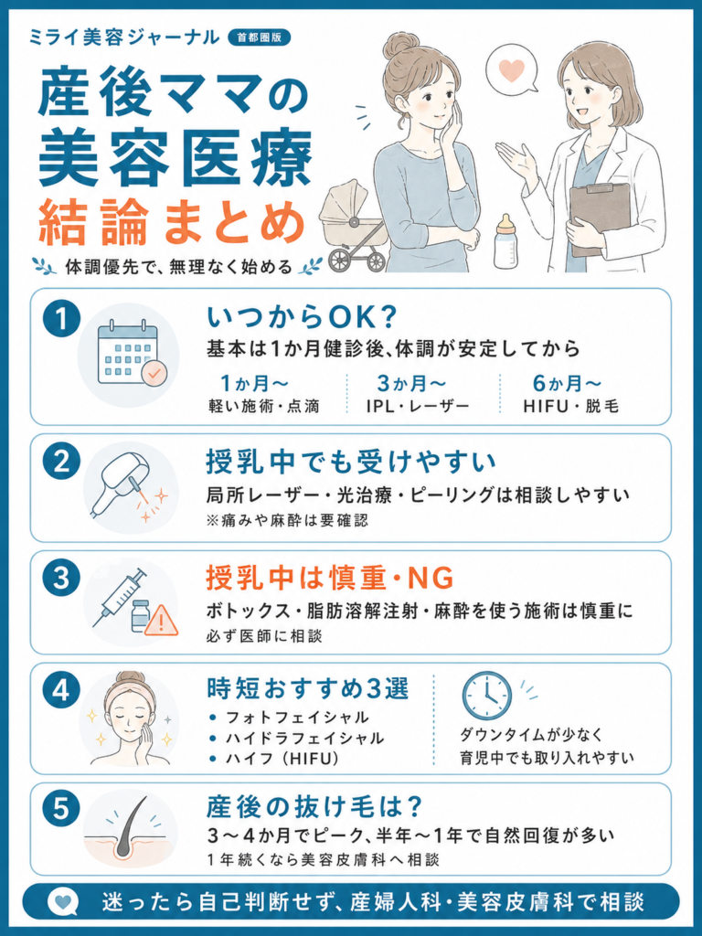 産後ママの美容医療