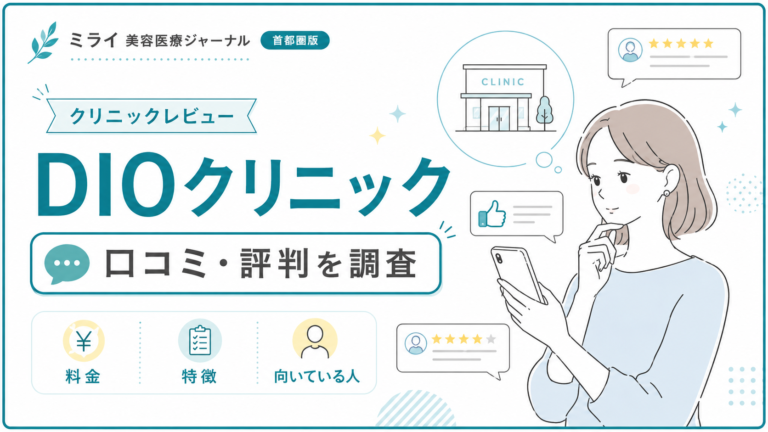 DIOクリニックの口コミ・評判は？医療ダイエットの料金・特徴・向いている人を解説