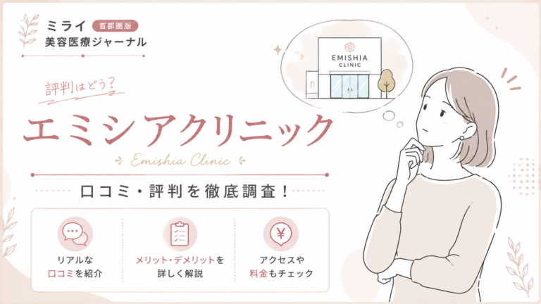 エミシアクリニックの口コミ・評判は？医療脱毛の料金・特徴・向いている人を解説
