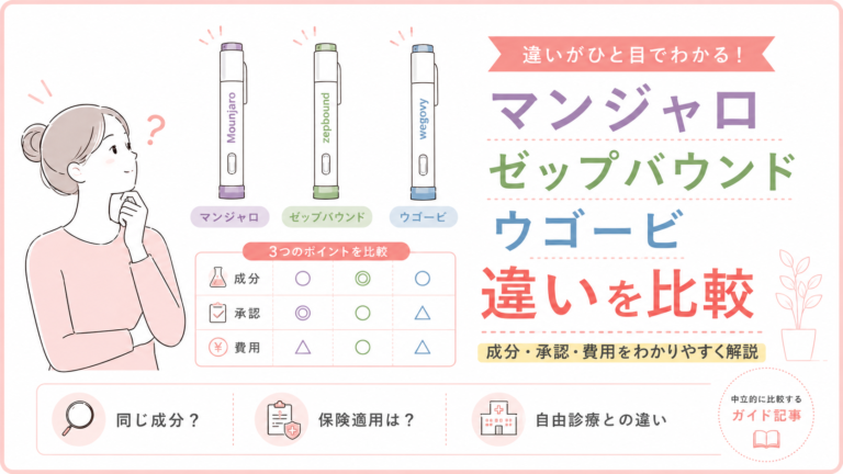 医療ダイエット（マンジャロ・GLP-1）のクリニックの選び方｜受診前に確認したい7つのポイントとチェックリスト