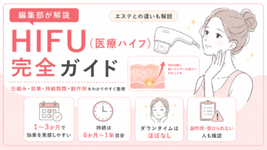 HIFU（医療ハイフ）とは？仕組み・効果・ダウンタイム・副作用・エステとの違いまで徹底解説